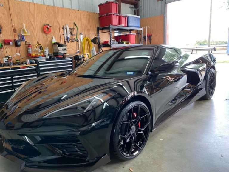 2022 Chevrolet Corvette fitted with BD-F25 20x9 35mm wheels