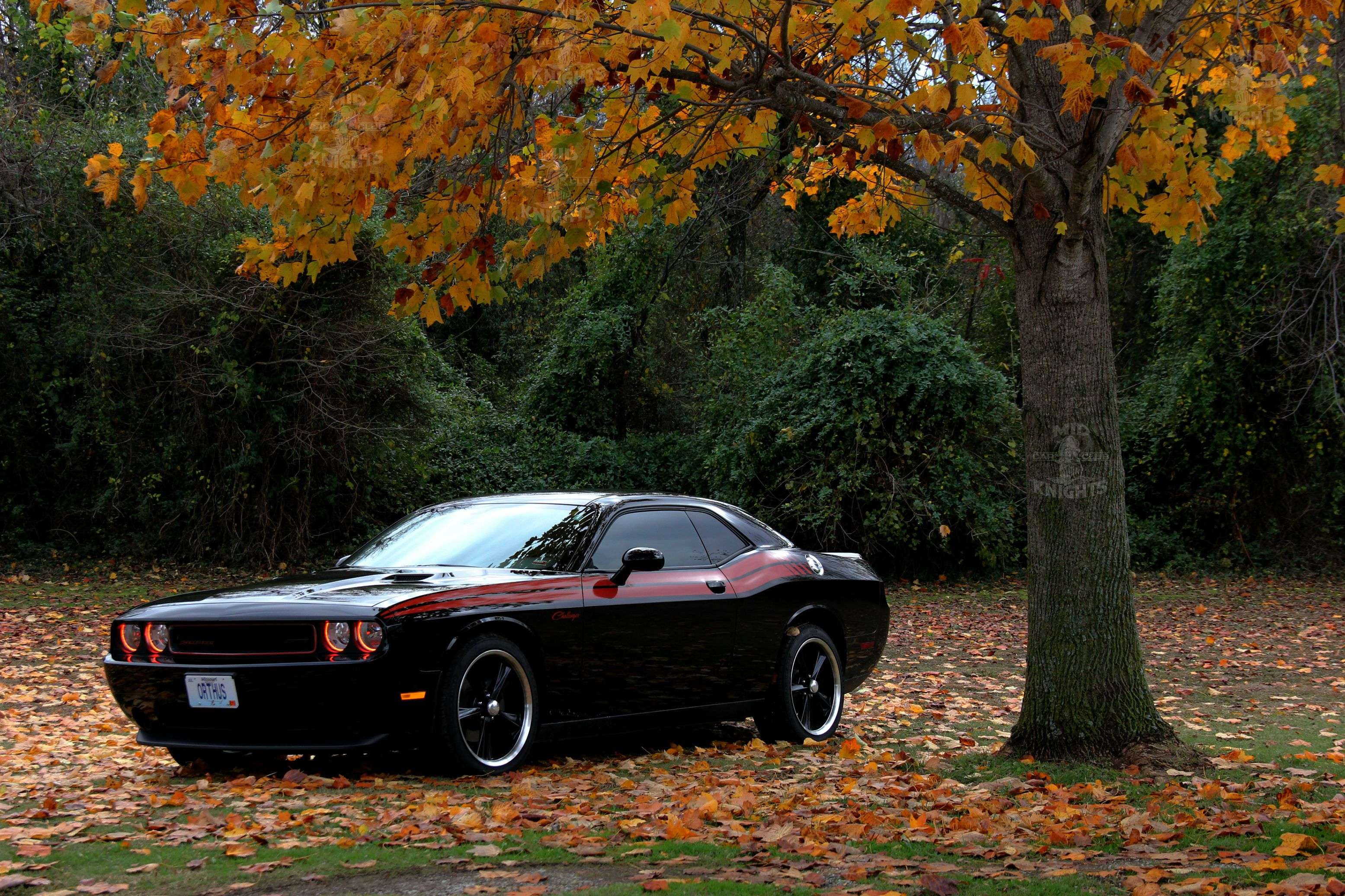 2012 Dodge Challenger fitted with Rocket Racing Boosters 20x9 20mm wheels