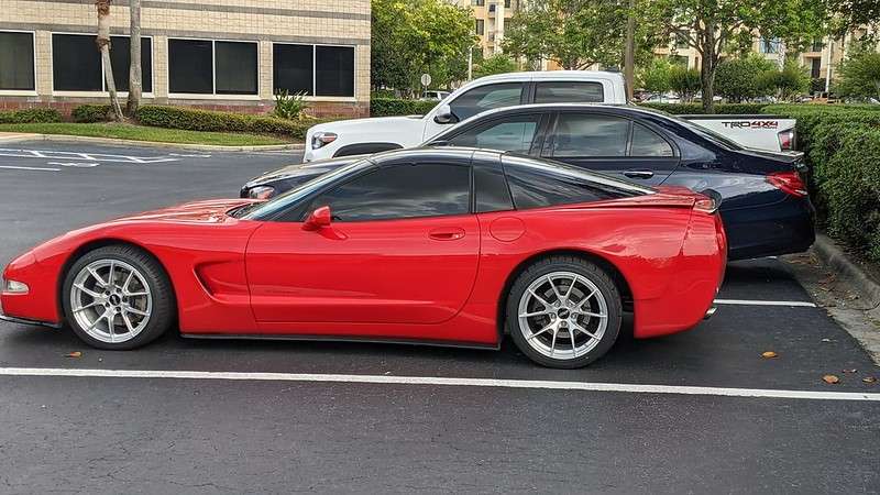 2000 Chevrolet Corvette with Apex Wheels VS-5RS and Falken FAL Azenis ...