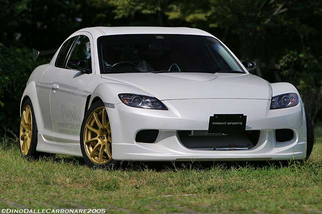 2008 Mazda RX-8 fitted with Racing RS 18x9.5 27mm wheels