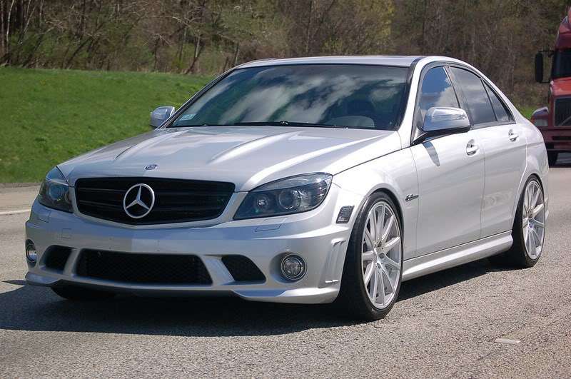 2011 Mercedes-Benz C300 fitted with Kleemann MS-11 19x8.5 35mm wheels