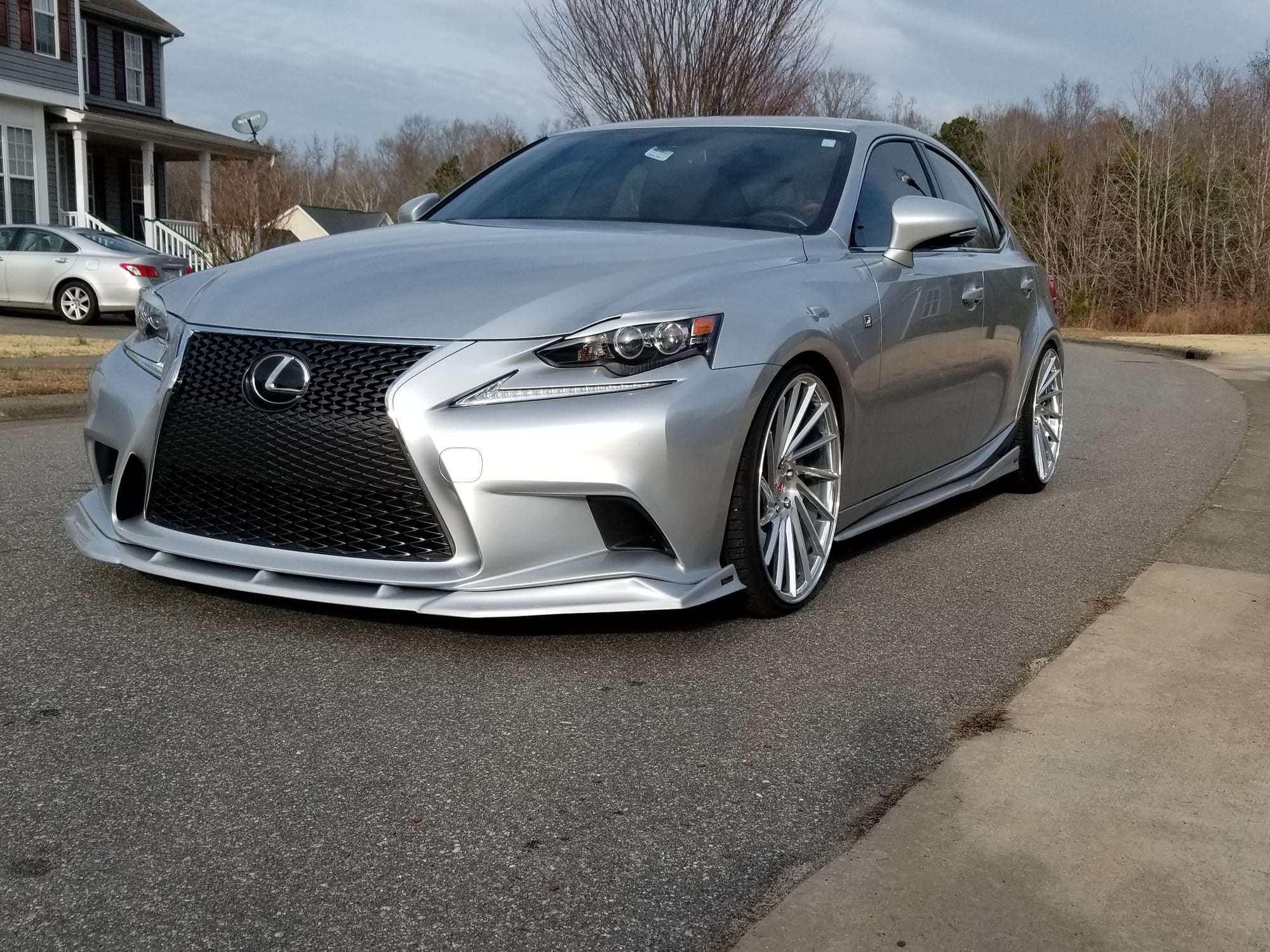 2017 Lexus IS200t fitted with VPS305T 20x9 38mm wheels
