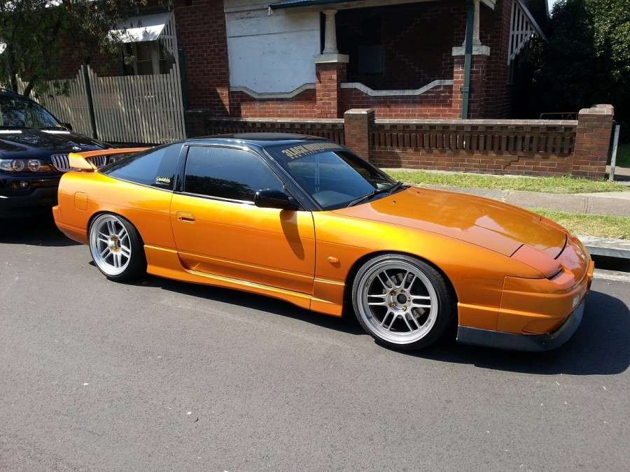 1996 Nissan 240SX fitted with Enkei RPF1 18x9.5 0mm wheels