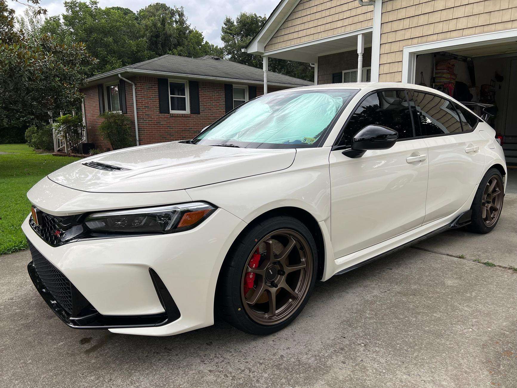 2023 Honda Civic fitted with Enkei TS-7 18x9.5 45mm wheels