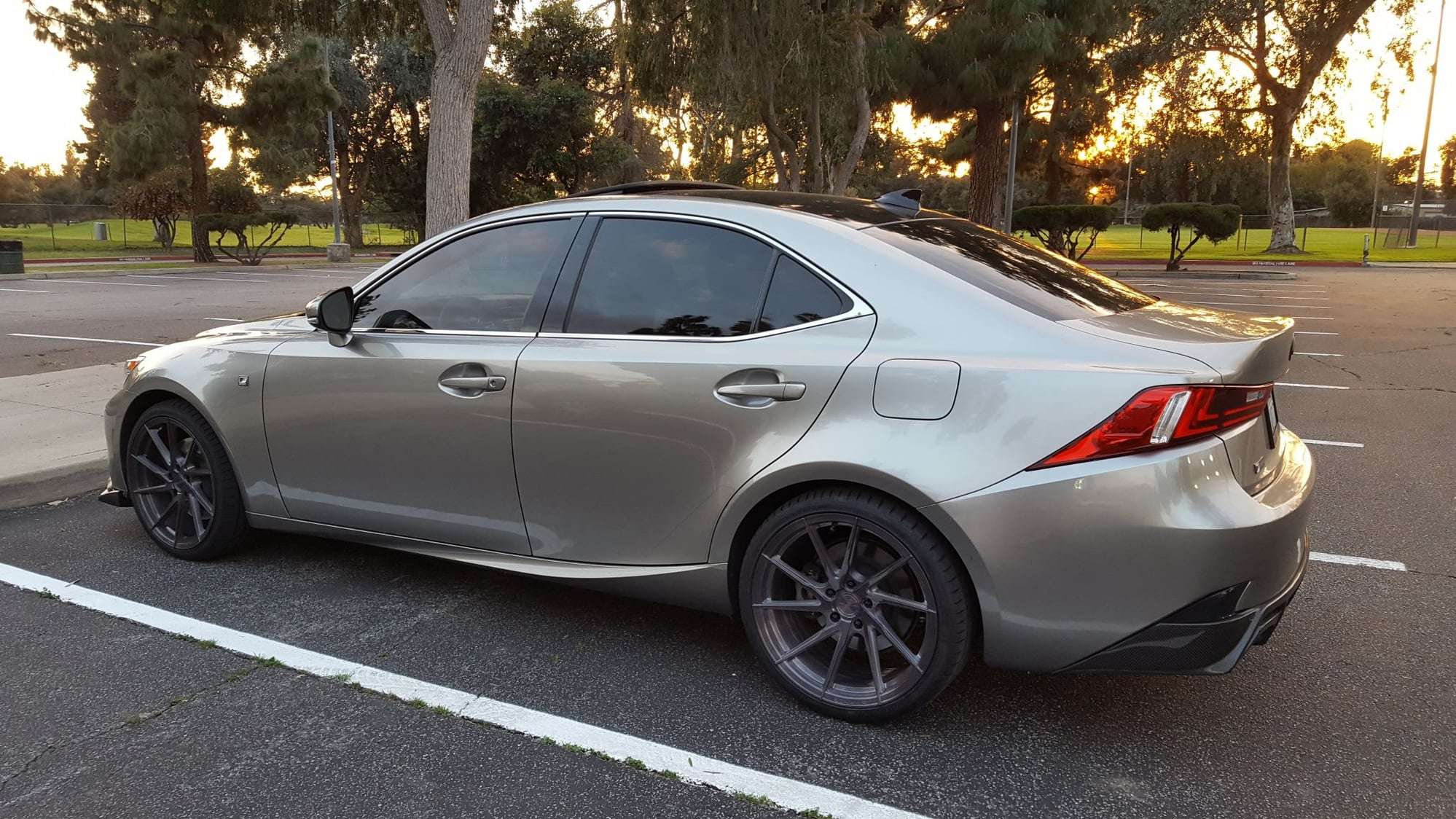 2015 Lexus IS350 fitted with SF01 19x8.5 32mm wheels