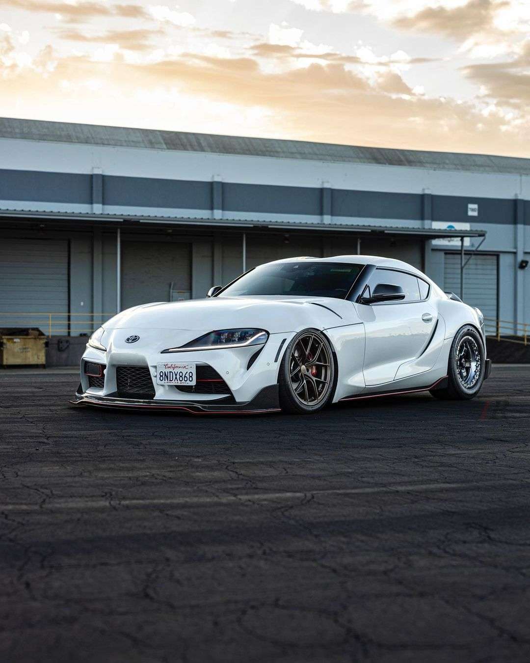 2022 Toyota GR Supra · Drag Pack Front Wheels: Titan7 T-S5 , Rear Wheels: WELD S71 · 19x9.5 front / 17x10.5 rear