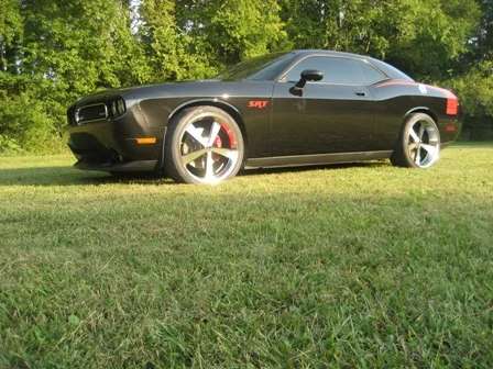 2011 Dodge Challenger · KMC KMC KM701 Nova · 22x9 front / 22x11 rear