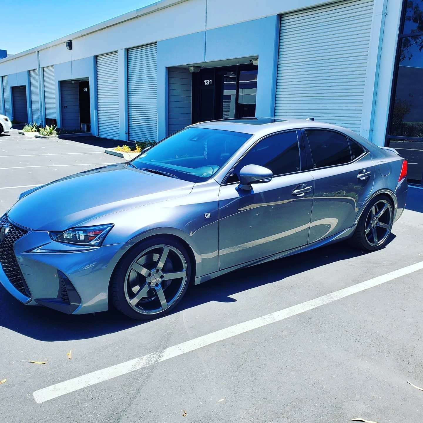 2017 Lexus IS200t fitted with CV3-R 19x9.5 35mm wheels