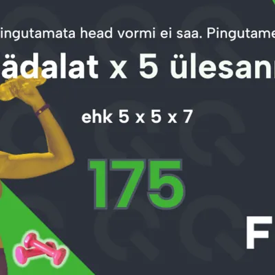 Märtsi algus – ideaalne hetk 35-päevaseks tervise väljakutseks