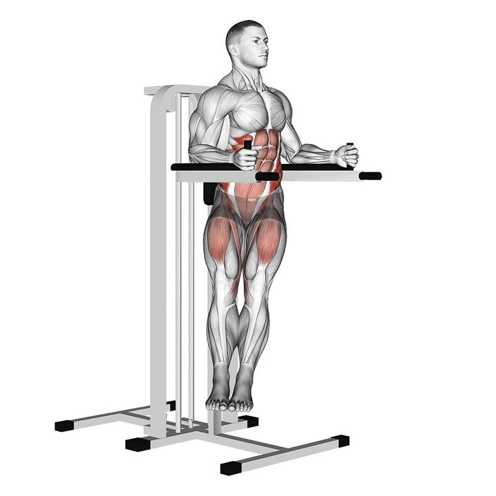 Demonstration of the twisted leg raise