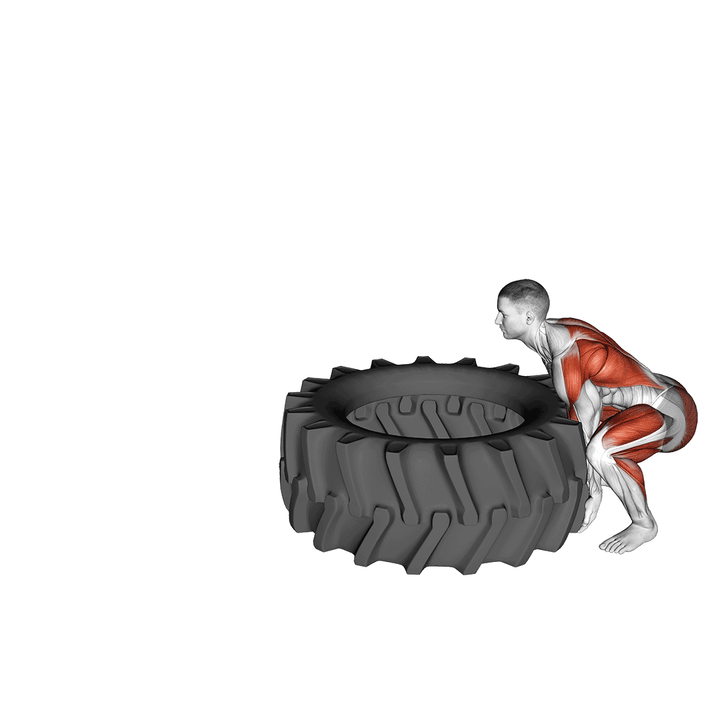 Demonstration of the tire flip