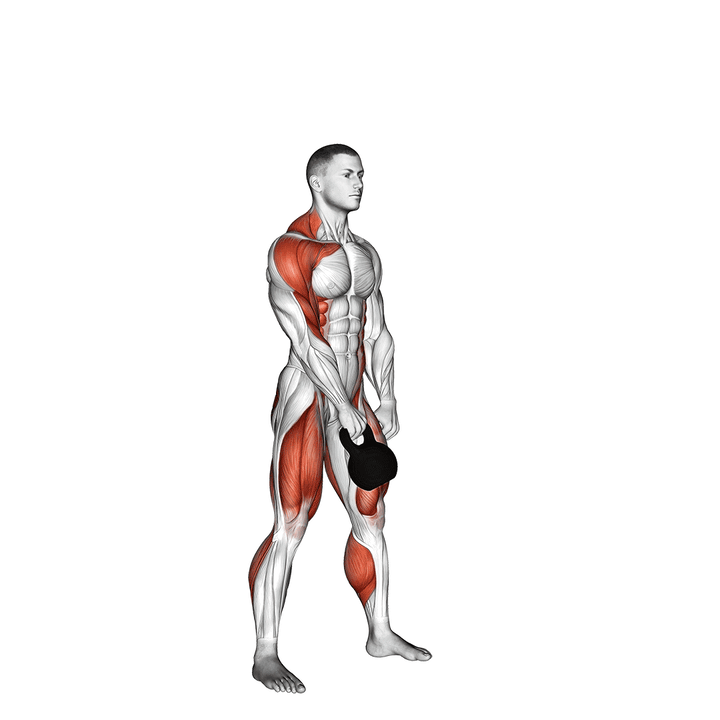 Demonstration of the kettlebell one arm snatch