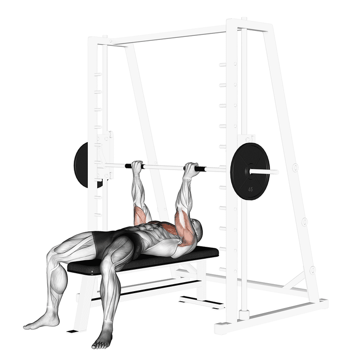 Demonstration of the smith reverse-grip press