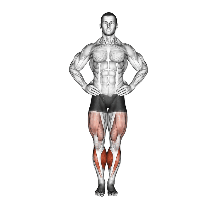 Demonstration of the circles knee stretch