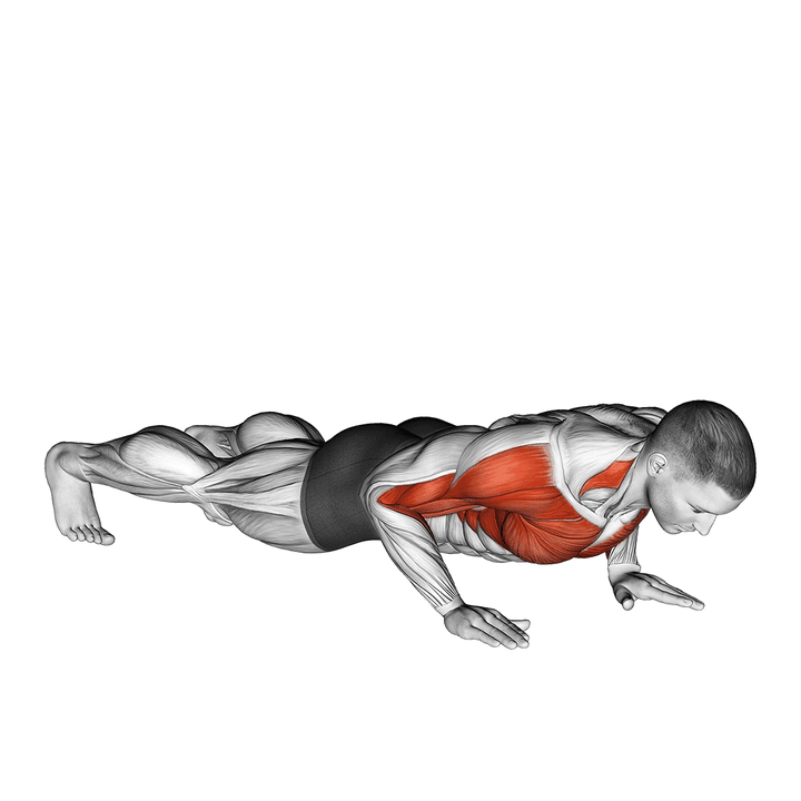 Demonstration of the clap push up