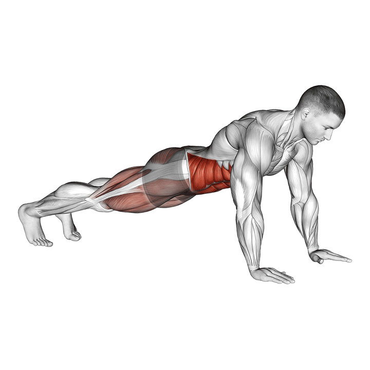 Demonstration of the bridge - mountain climber (cross body)