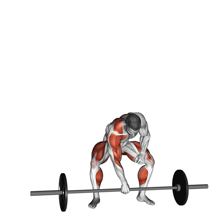Demonstration of the barbell one arm snatch
