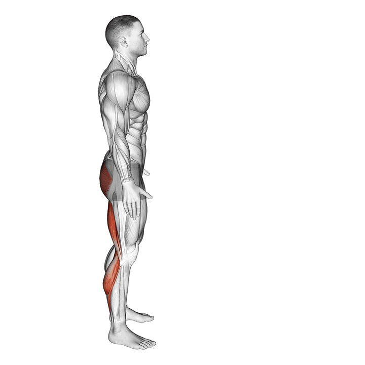 Demonstration of the runners stretch
