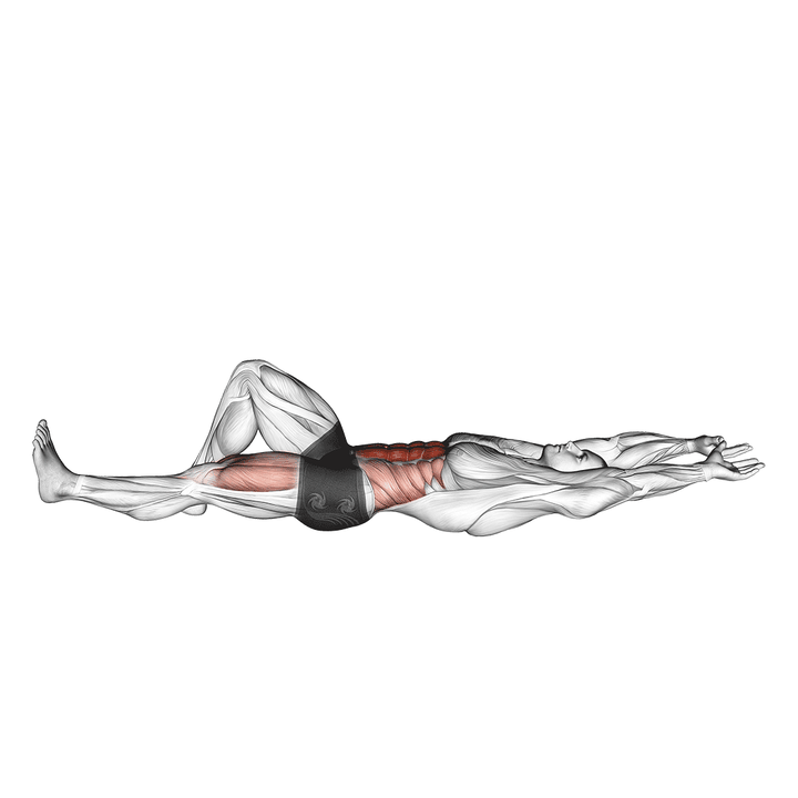 Demonstration of the flexion leg sit up (bent knee)