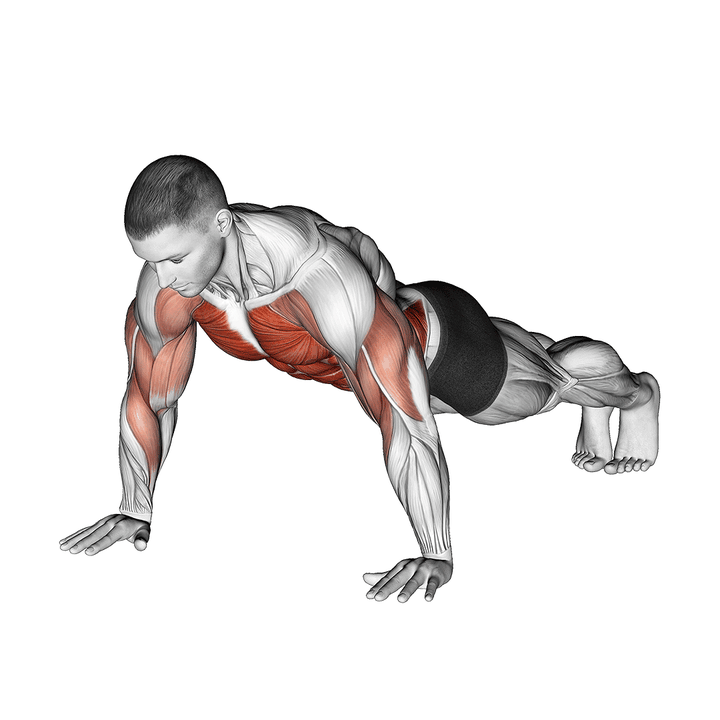 Demonstration of the shoulder tap