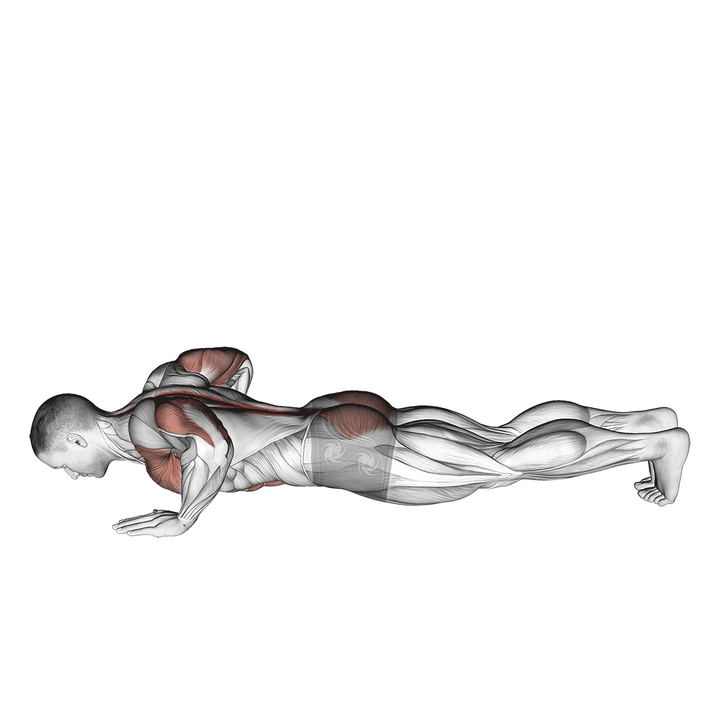 Demonstration of the upward facing dog