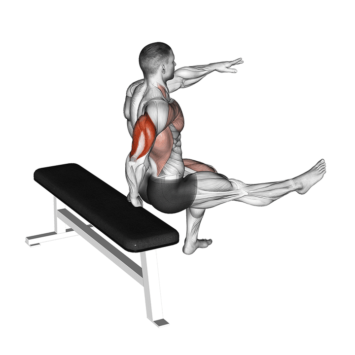 Demonstration of the one arm dip