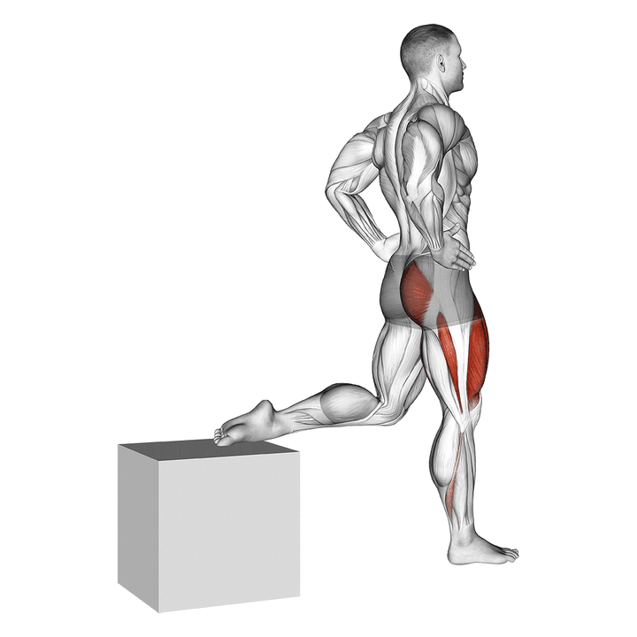 Demonstration of the one leg squat