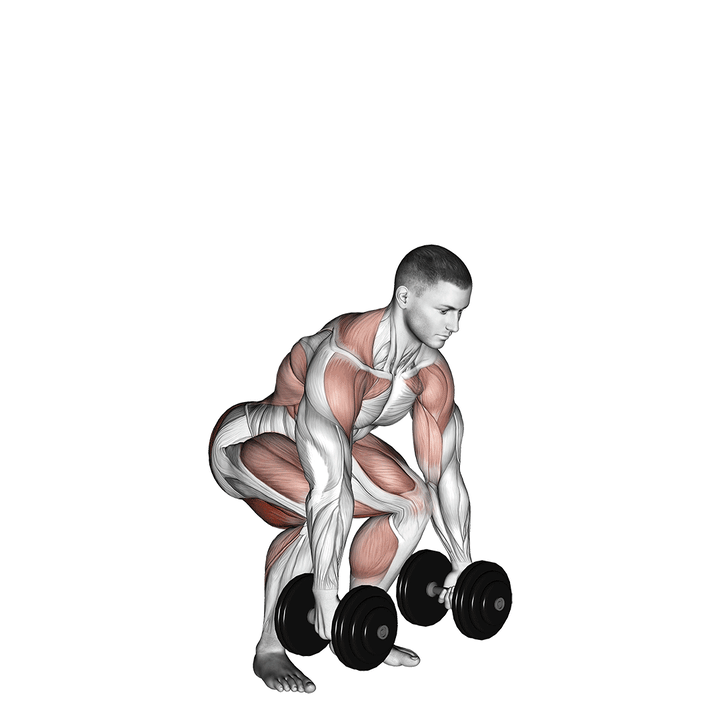 Demonstration of the dumbbell clean