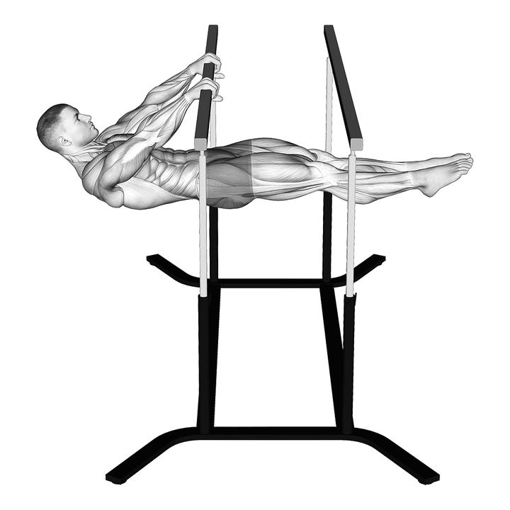 Demonstration of the front lever