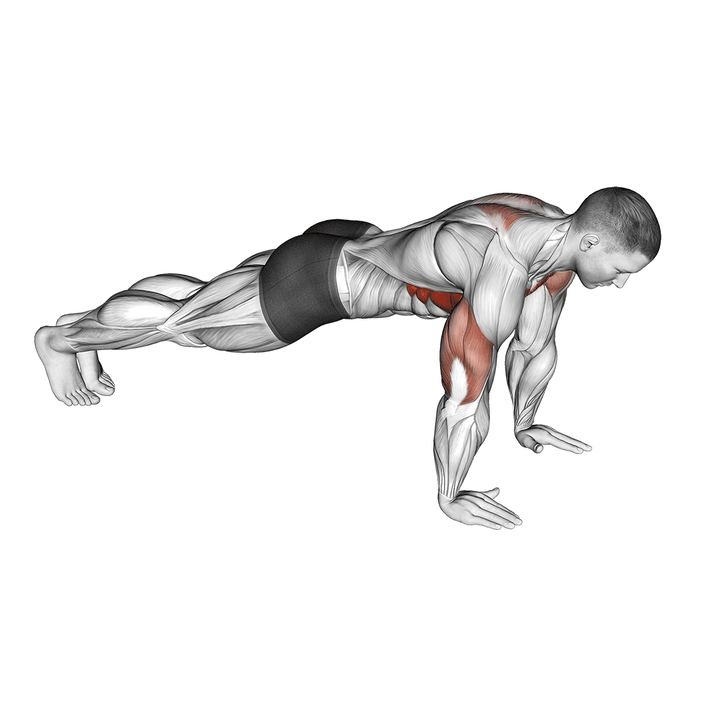 Demonstration of the push-up plus