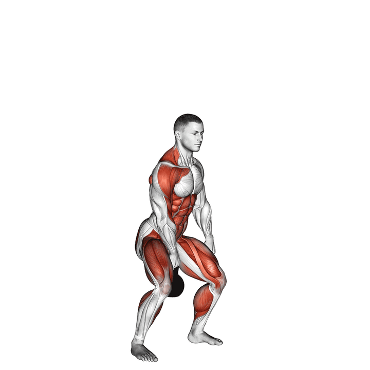 Demonstration of the kettlebell one arm clean and jerk