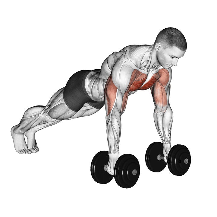 Demonstration of the deep push up