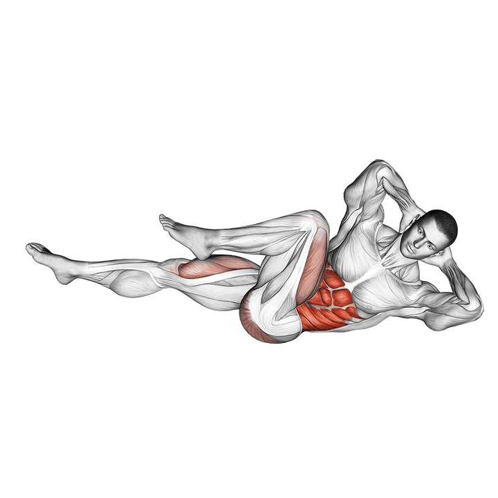 Demonstration of the elbow-to-knee