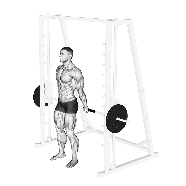 Demonstration of the smith standing back wrist curl