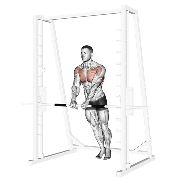 Demonstration of the incline close-grip push-up