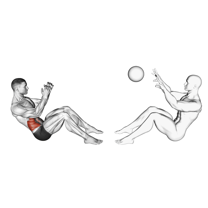 Demonstration of the assisted motion russian twist