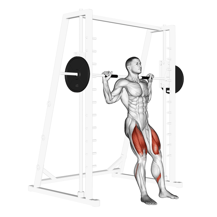 Demonstration of the smith chair squat