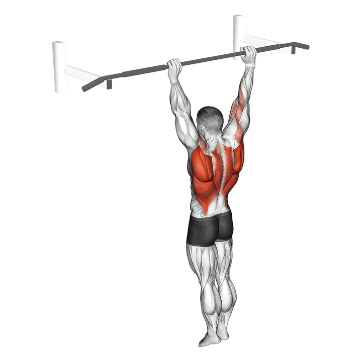 Demonstration of the archer pull up - complex variation