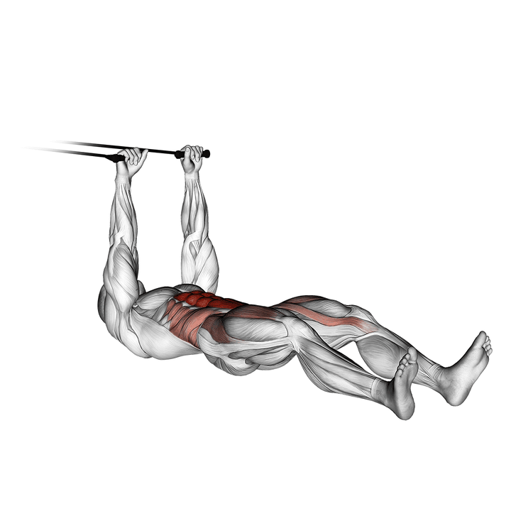 Demonstration of the band push sit-up