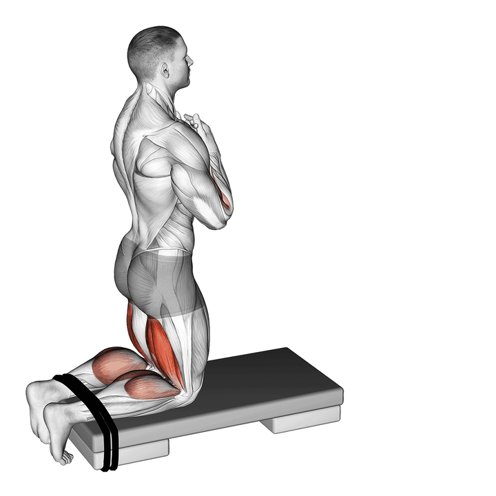 Demonstration of the self assisted inverse leg curl