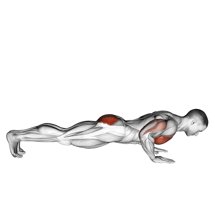 Demonstration of the outside leg kick push-up