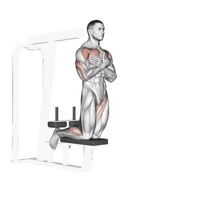 Demonstration of the self assisted inverse leg curl