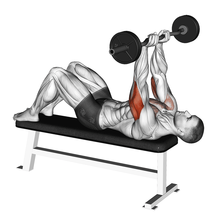 Demonstration of the ez barbell jm bench press