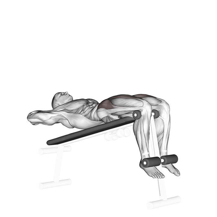 Demonstration of the decline sit-up