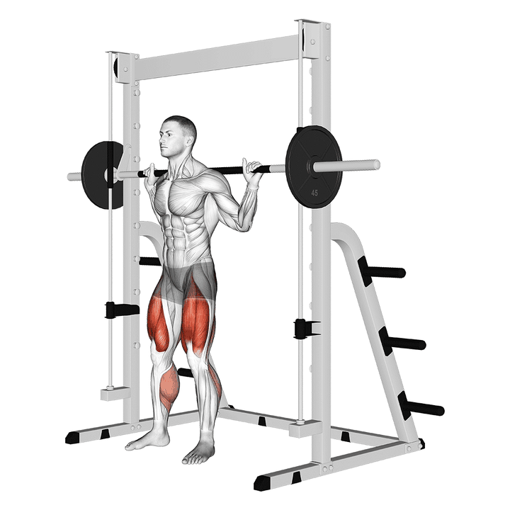 Demonstration of the smith full squat