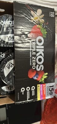 Oikos Oikos Triple Zero Greek Yogurt Cup