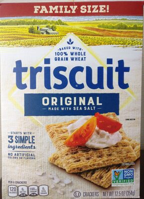 triscuit original made with sea salt