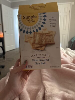 Simple Mills Almond Flour Crackers Fine Ground Sea Salt