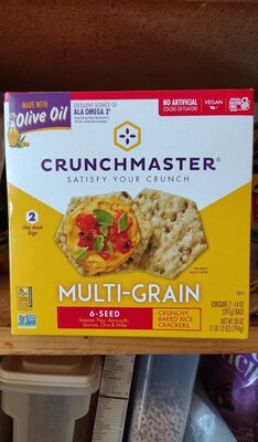 Crunchmaster Crunchmaster Multi-Grain 6-Seed Crunchy Baked Rice Crackers