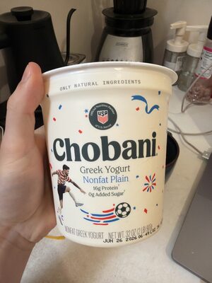 Chobani Greek Yogurt Nonfat Plain